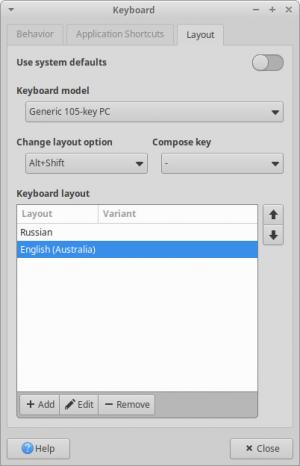 Xubuntu Install Keyboard